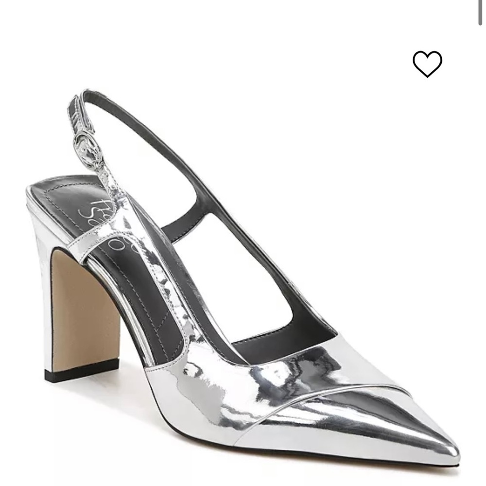 Franco Sarto Amina Pumps - silver patent